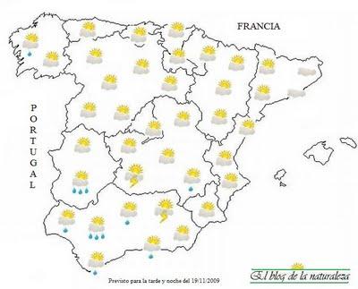 Previsto para mañana (Jueves 19/11/2009)