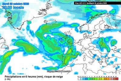 Lluvias generalizadas en la península