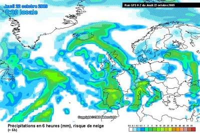 Lluvias generalizadas en la península
