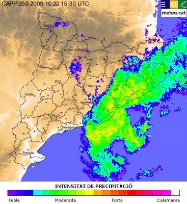 Lluvias generalizadas en la península