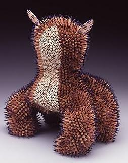 :: Esculturas hechas con lapices ::