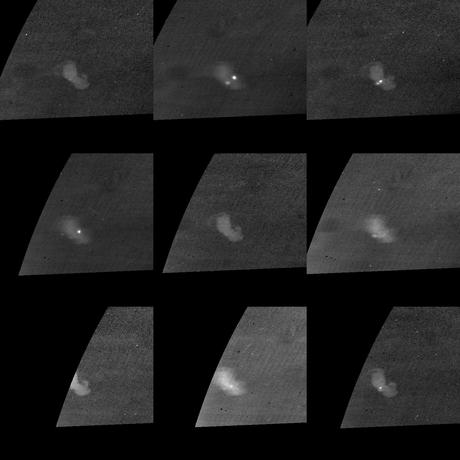 Cassini obtiene imágenes de relámpagos en las nubes de Saturno