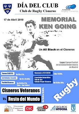 I MEMORIAL KEN GOING DEL CLUB DE RUGBY CISNEROS