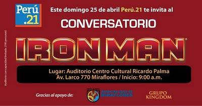 Conversa con Iron Man este domingo...