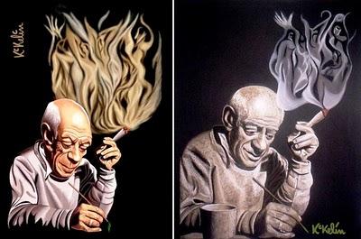 La caricatura hecha arte...