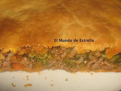 Empanada de brocolis y zanahoria