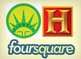 Foursquare y el canal Historia