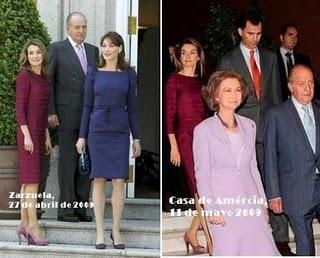 Dña Letizia luce por cuarta vez el aclamado vestido magenta, de Felipe Varela