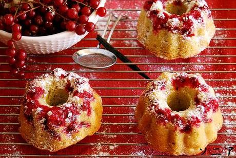 Bundt cakes de grosellas