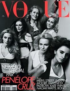 Penélope Cruz en portada de Vogue París, mayo 2010