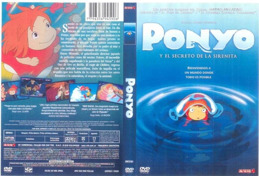 La dudosa calidad del DVD argentino de 'Ponyo'