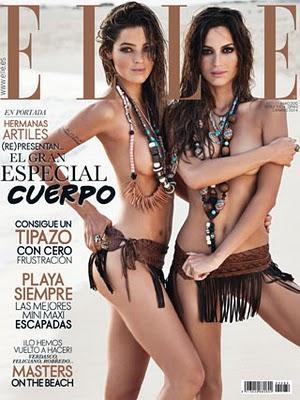 Las hermanas Artiles, portada de la revista Elle