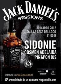 Jack Daniel's Sessions Zaragoza: Sidonie, Cosmen Adelaida y Pin&Pon; Djs