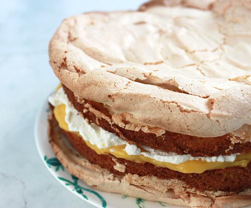 Receta: Tarta de limón y merengue