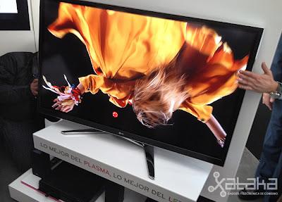 Primeros televisores con tecnología PLED de LG