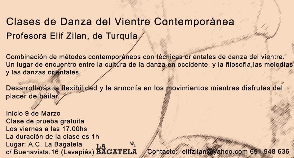 Clases de Danza del Vientre Contemporánea