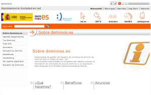 Ya hay más de un millón y medio de dominios .es