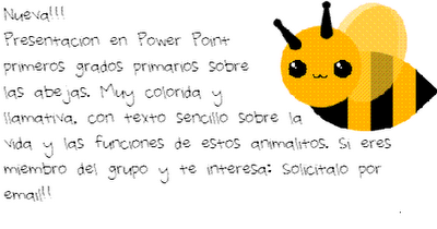 SOLO PARA MIEMBROS DEL GRUPO DE CORREOS: Presentación sobre las Abejas