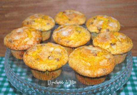 MAGDALENAS DE CALABAZA Y MINI CATÁNIES