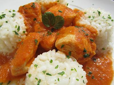 Pechugas en salsa de verduras