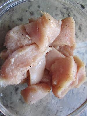 Pechugas en salsa de verduras