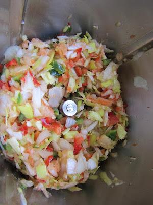 Pechugas en salsa de verduras