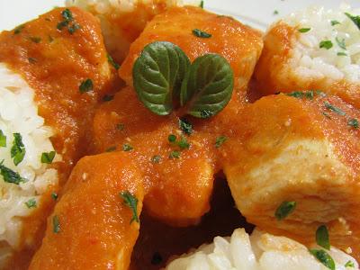 Pechugas en salsa de verduras