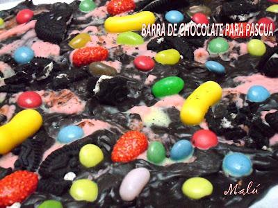 BARRA DE CHOCOLATE PARA PASCUA