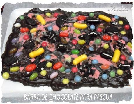 BARRA DE CHOCOLATE PARA PASCUA