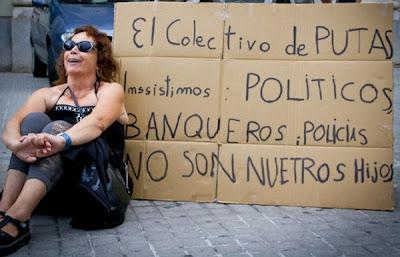 Prostitutas de lujo de Madrid se niegan a tener sexo con banqueros en protesta contra el sistema financiero .
