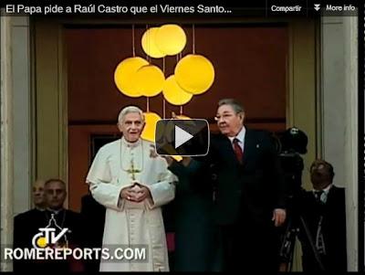 VIDEOS DE ROMEREPORTS: BENEDICTO XVI EN CUBA