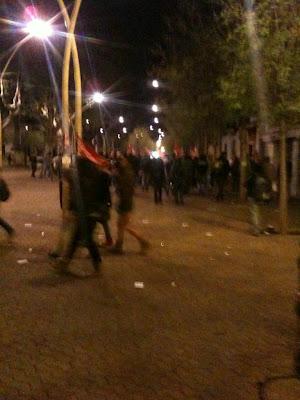 La noche de huelga en 140 caracteres de @sevillareport