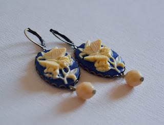 Pendinetes Butterfly azules