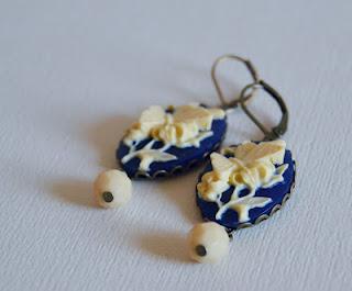 Pendinetes Butterfly azules