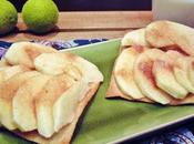 Tostada manzana caramelizada