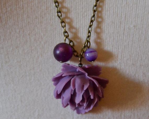 Collar Purple Rose