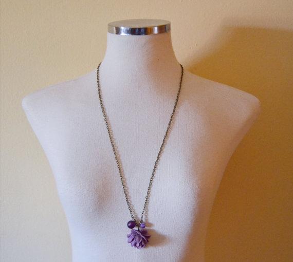 Collar Purple Rose