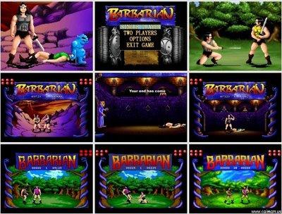Barbarian es un remake del clásico juego de luchas con uno o dos jugadores.