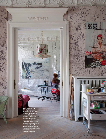 Una casa con mucho arte