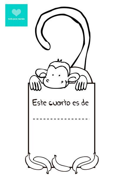 cartel para la puerta para pintar