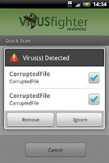 Virusfighter Android, antivirus gratuito