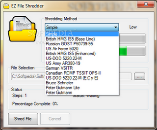 EZ File Shredder, eliminar archivos de manera permanente