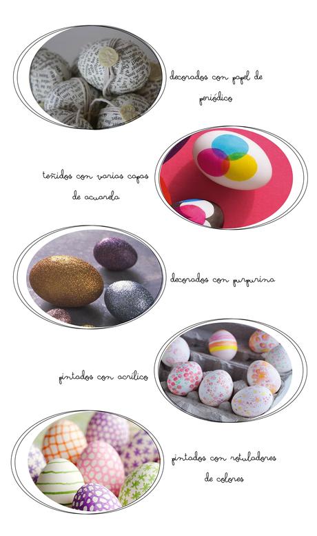 Sunday Post. Decorando huevos de pascua/Easter eggs decoration