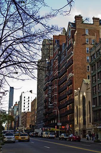 Postales neoyorquinas: el Chelsea Hotel....