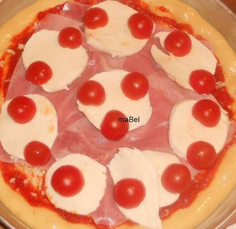 Pizza tipo brioche - Masa para Pizza a la Campo Franco