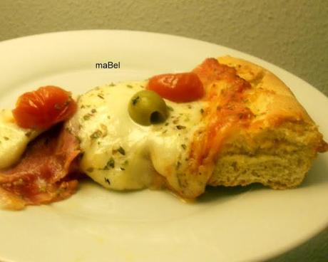 Pizza tipo brioche - Masa para Pizza a la Campo Franco