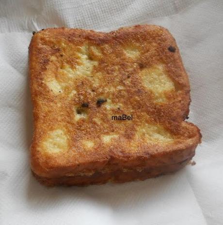 Torrijas rellenas con Nutella