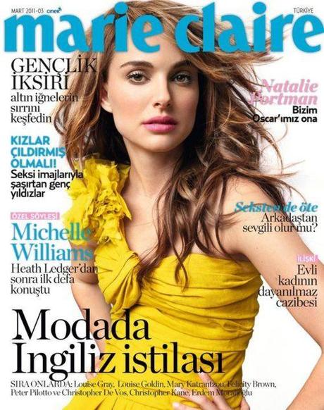 Natalie Portman en la portada de Marie Claire