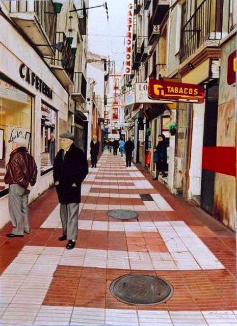 Calle del Tubo, del pintor Miguel Soria Montejano.