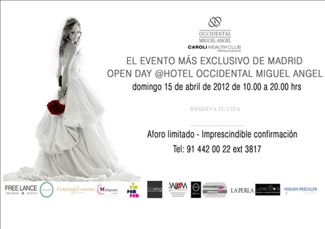 Open day de Bodas en el Hotel Occidental Miguel Angel de Madrid.